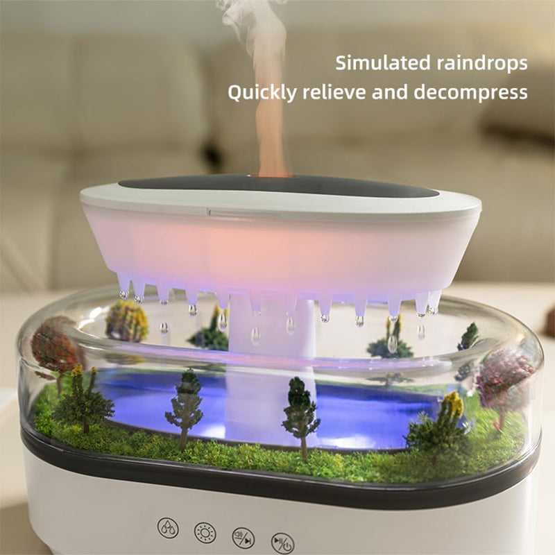 **RainCloud Reverie – Ultrasonic Aroma Diffuser & Humidifier**