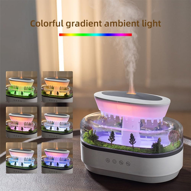 **RainCloud Reverie – Ultrasonic Aroma Diffuser & Humidifier**