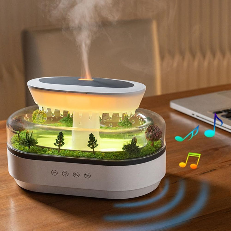 **RainCloud Reverie – Ultrasonic Aroma Diffuser & Humidifier**