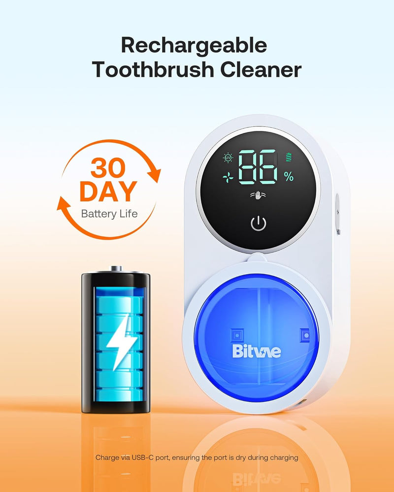 BrightSmile Pro – Ultimate LED UV Toothbrush Sanitizer & Holder