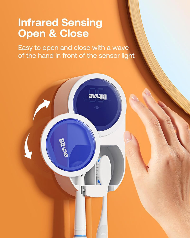 BrightSmile Pro – Ultimate LED UV Toothbrush Sanitizer & Holder