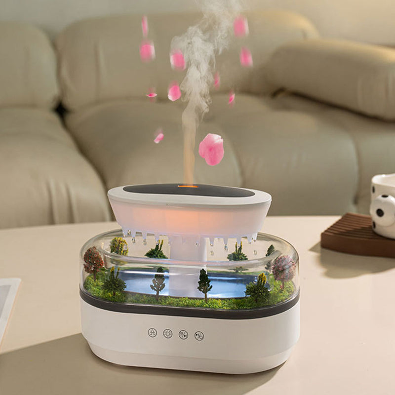 **RainCloud Reverie – Ultrasonic Aroma Diffuser & Humidifier**