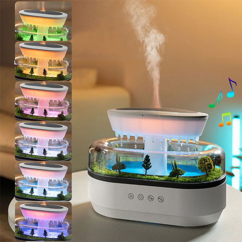 **RainCloud Reverie – Ultrasonic Aroma Diffuser & Humidifier**