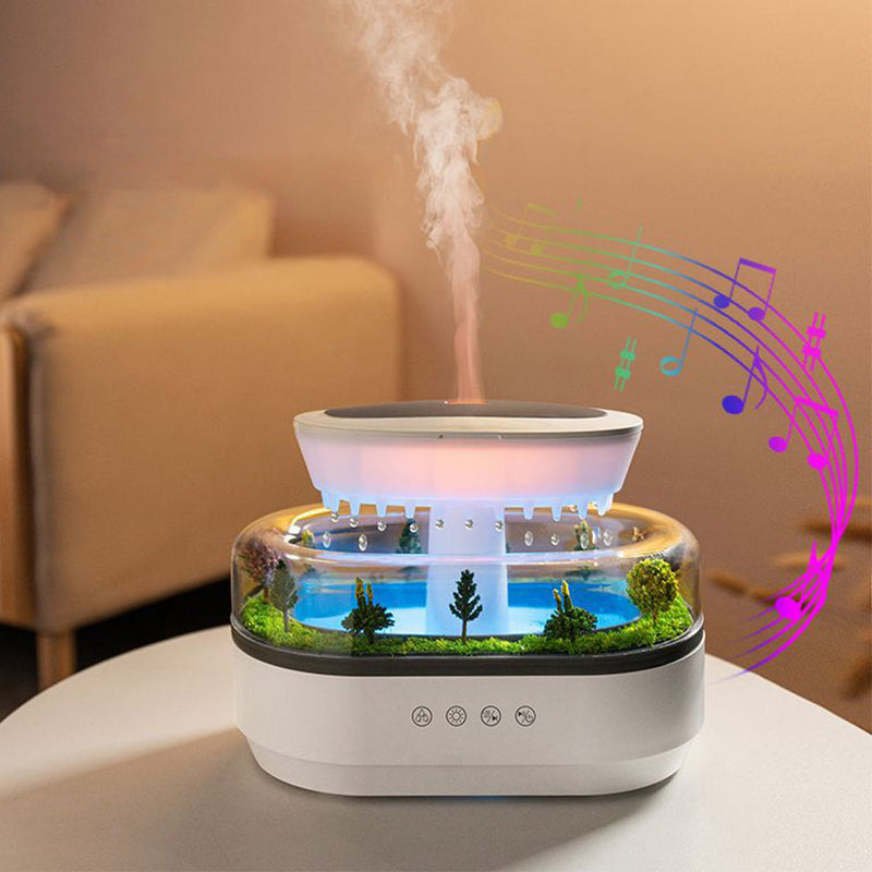 **RainCloud Reverie – Ultrasonic Aroma Diffuser & Humidifier**