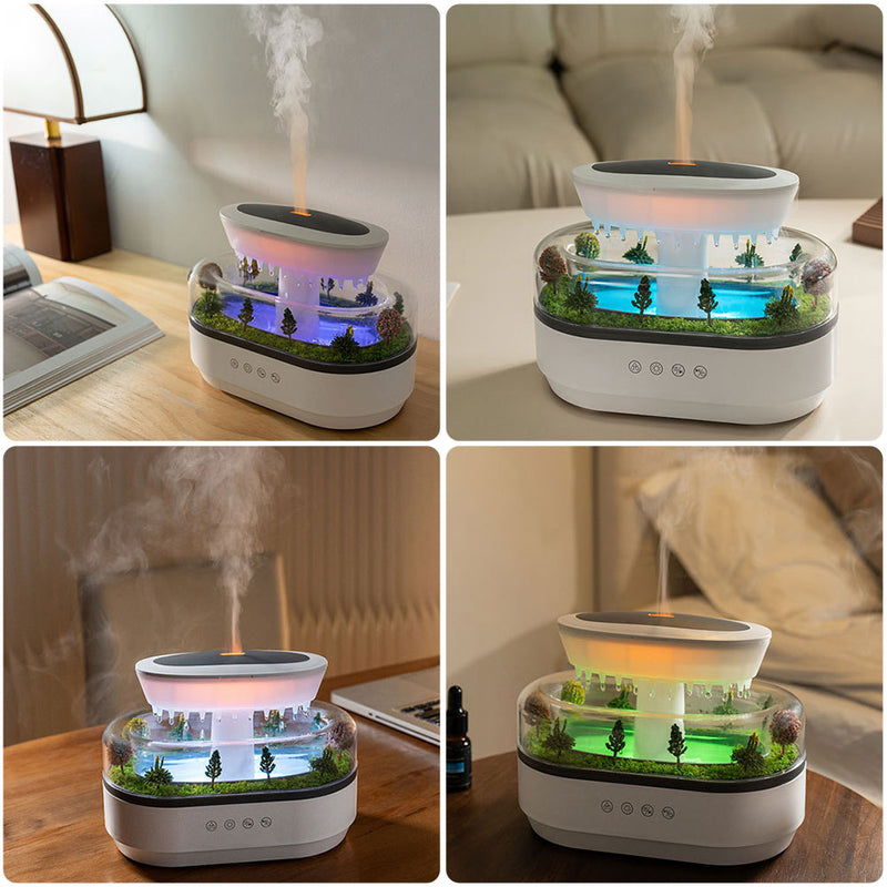 **RainCloud Reverie – Ultrasonic Aroma Diffuser & Humidifier**